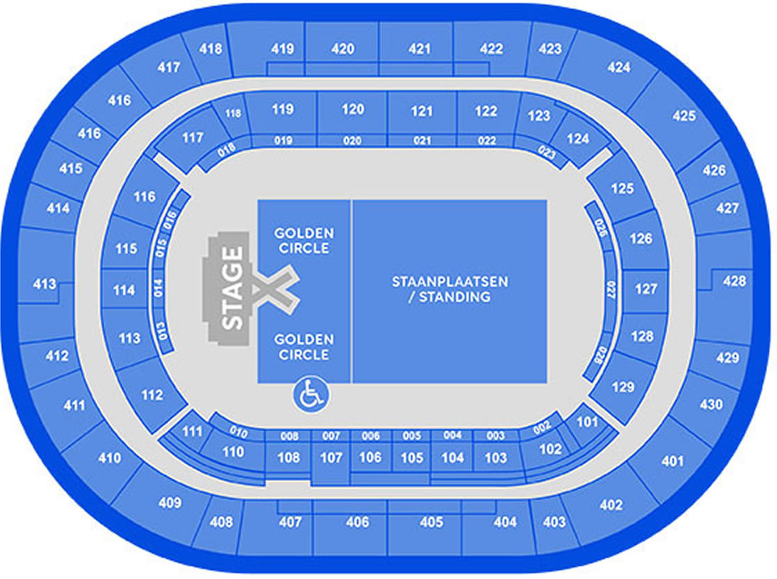 Johan Cruijff Arena, Amsterdam, Netherlands Seating Plan