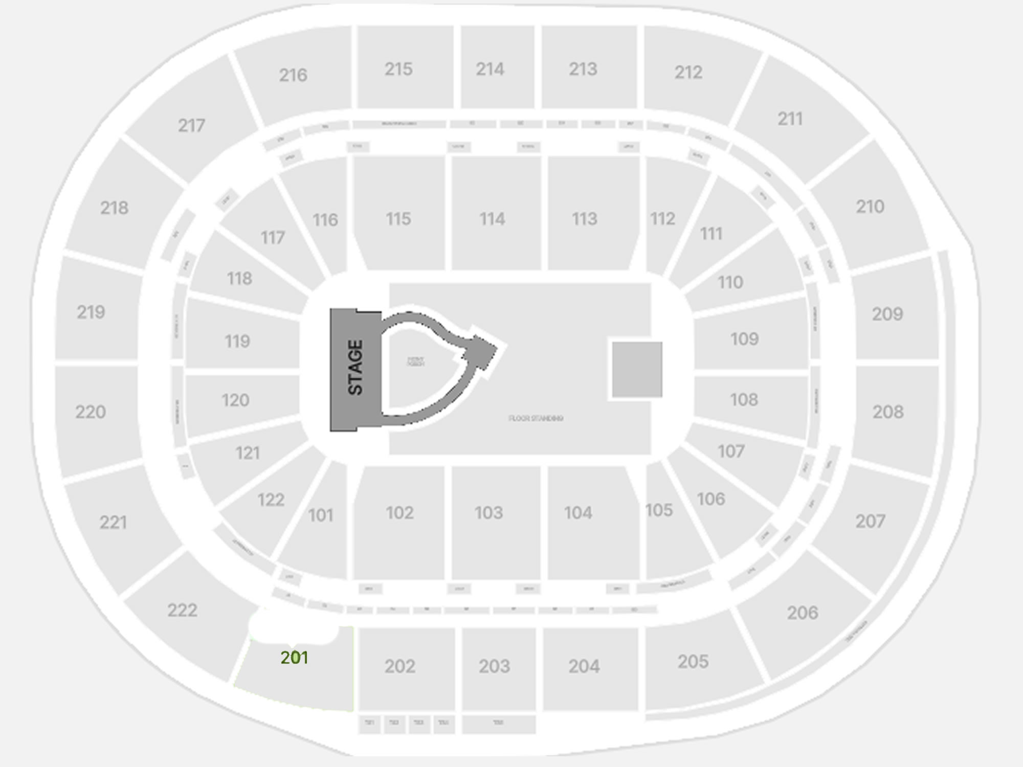 AO Arena, Manchester, England, United Kingdom Seating Plan
