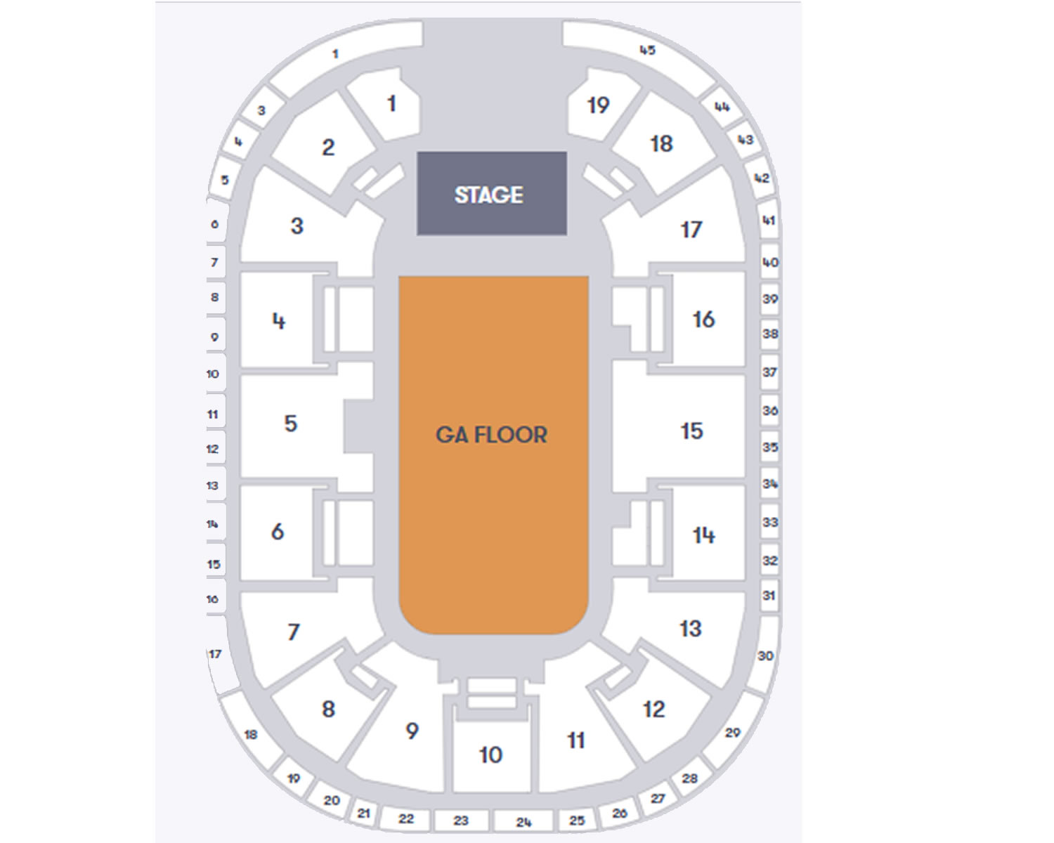 Motorpoint Arena , Nottingham, England, United Kingdom Seating Plan