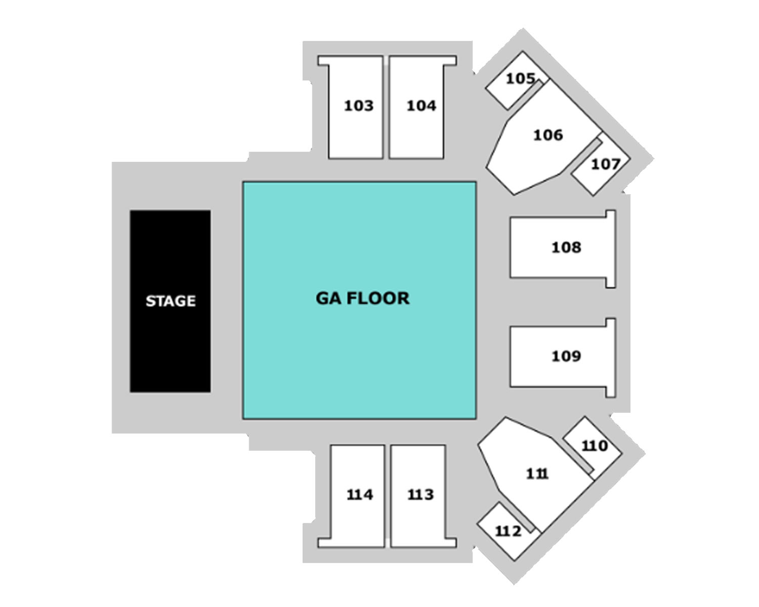 P and J Live,  Aberdeen, Scotland, United Kingdom Seating Plan