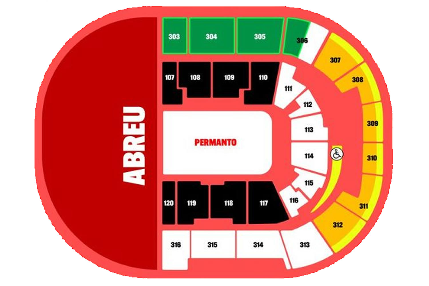 Helsinki Veikkaus Arena, Helsinki, Finland, Finland Seating Plan