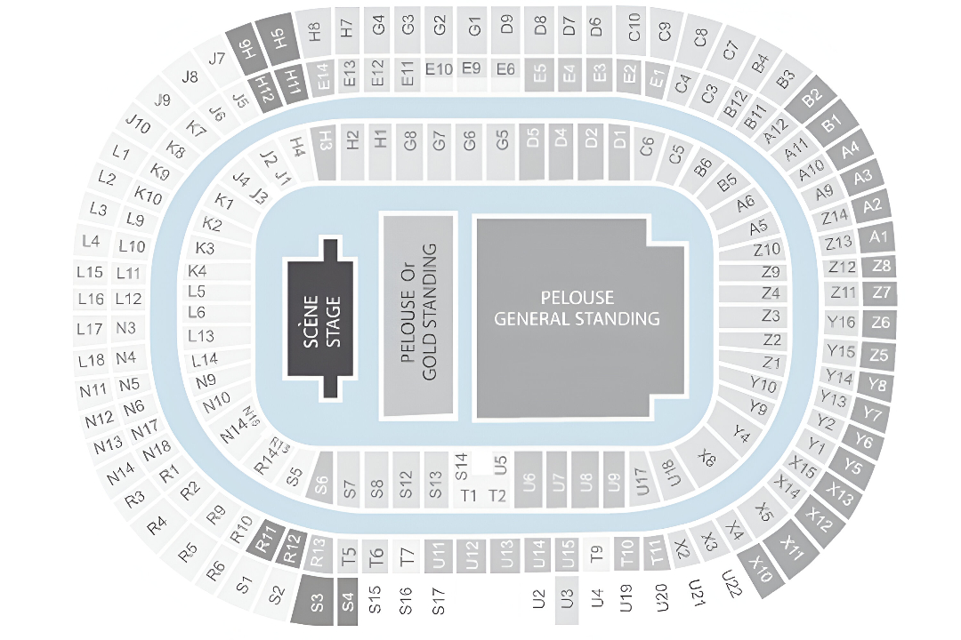 Stade De France, Saint-Denis, France, France Seating Plan
