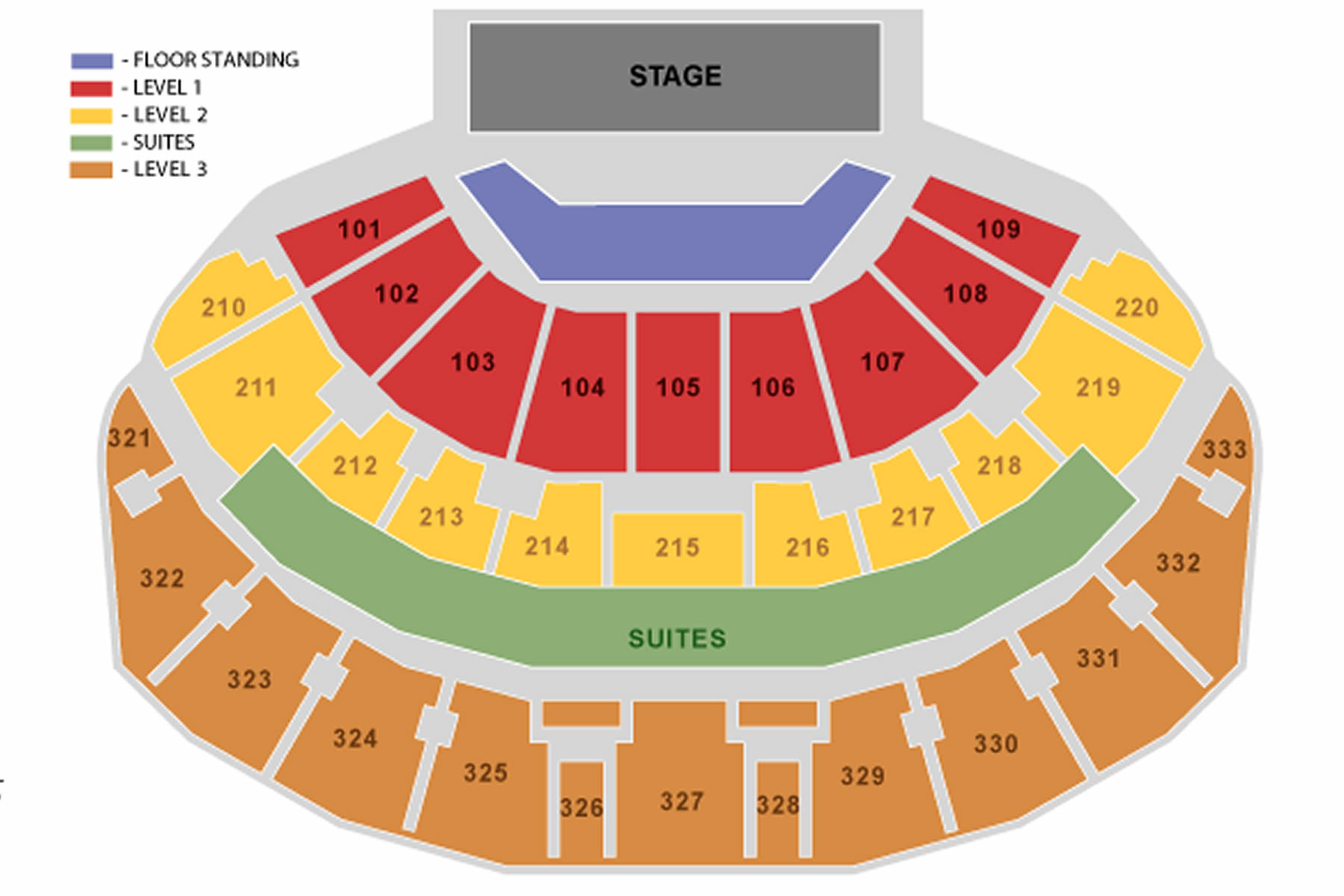 First Direct Arena, Leeds,  West Yorkshire, United Kingdom Seating Plan