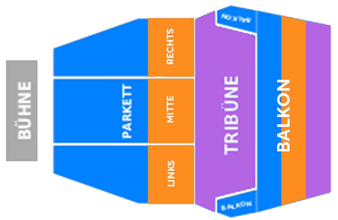 The Hall, Zurich, Switzerland, Switzerland Seating Plan