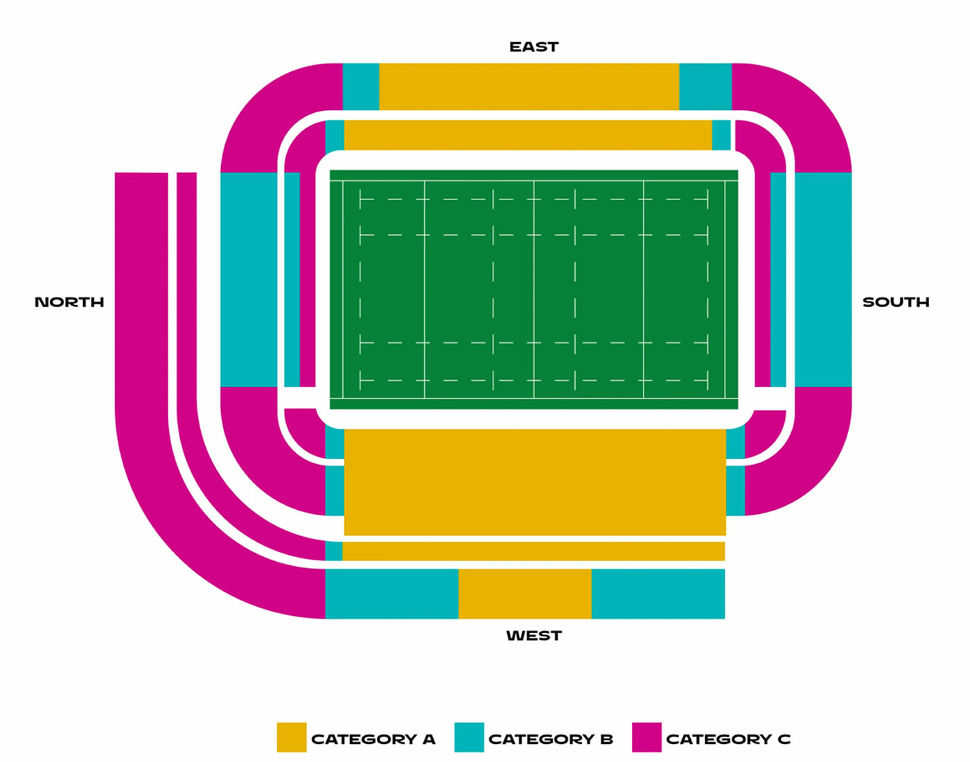 Stadium of Light, Sunderland, England, United Kingdom Seating Plan