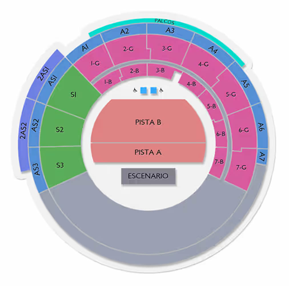 Plaza de Toros de Murcia, Murcia, Spain Seating Plan