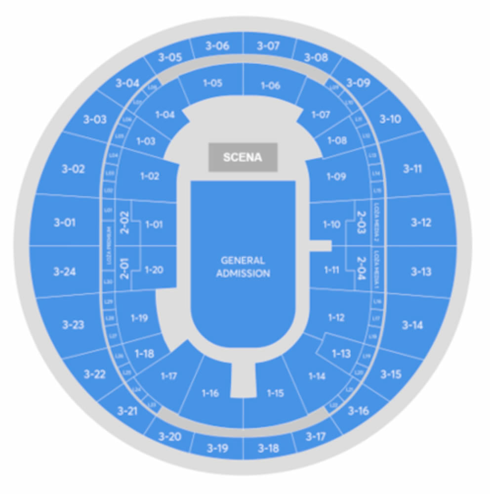 PreZero Arena, Gliwice, Poland Seating Plan
