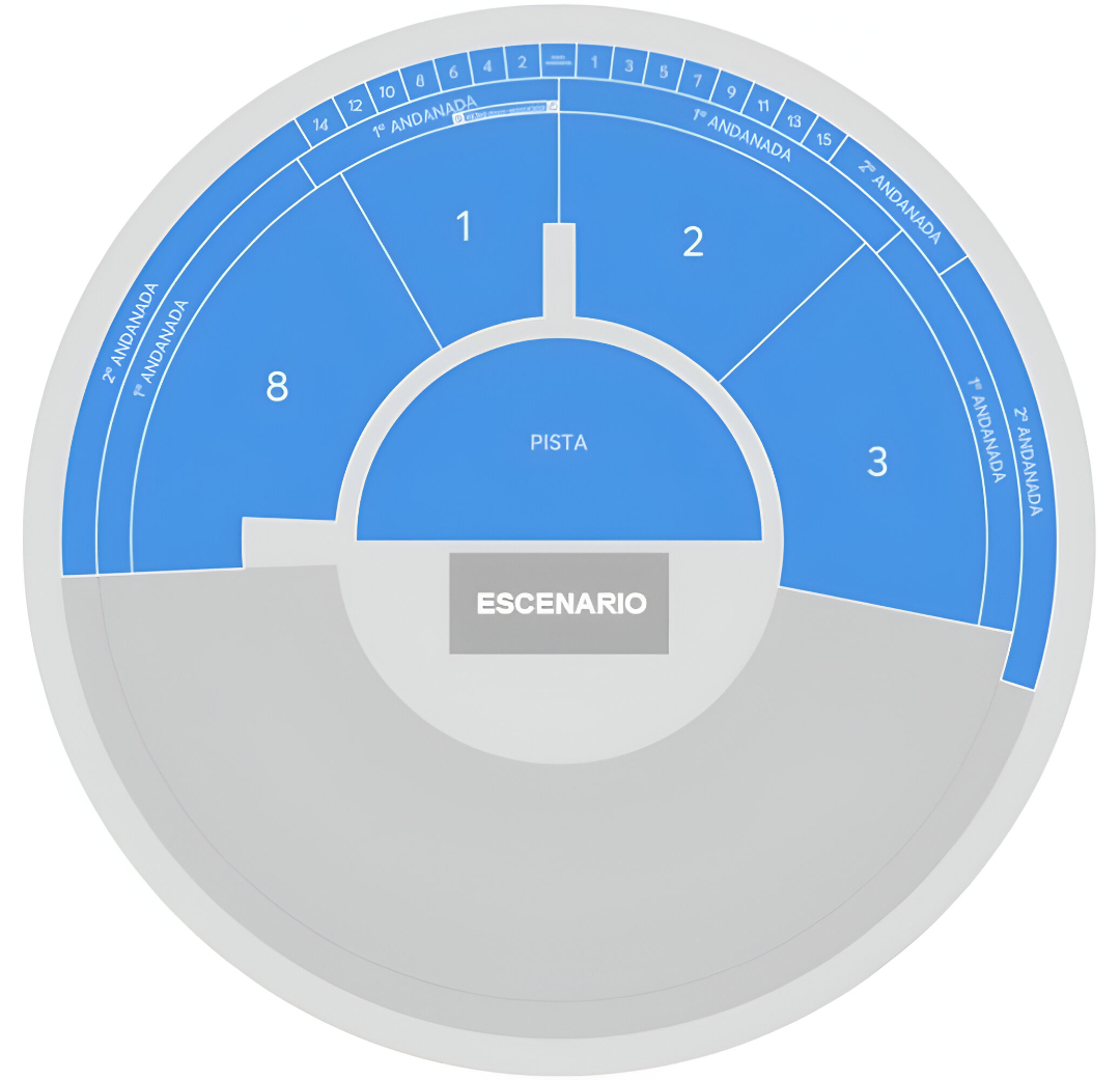 Plaza de Toros de Illumbe, San Sebastian, Spain, Spain Seating Plan