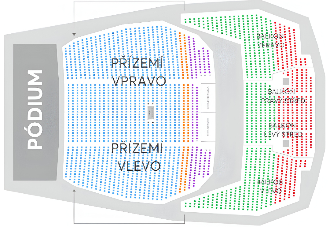 Congress Centre, Prague, Czech Republic, Czech Republic Seating Plan