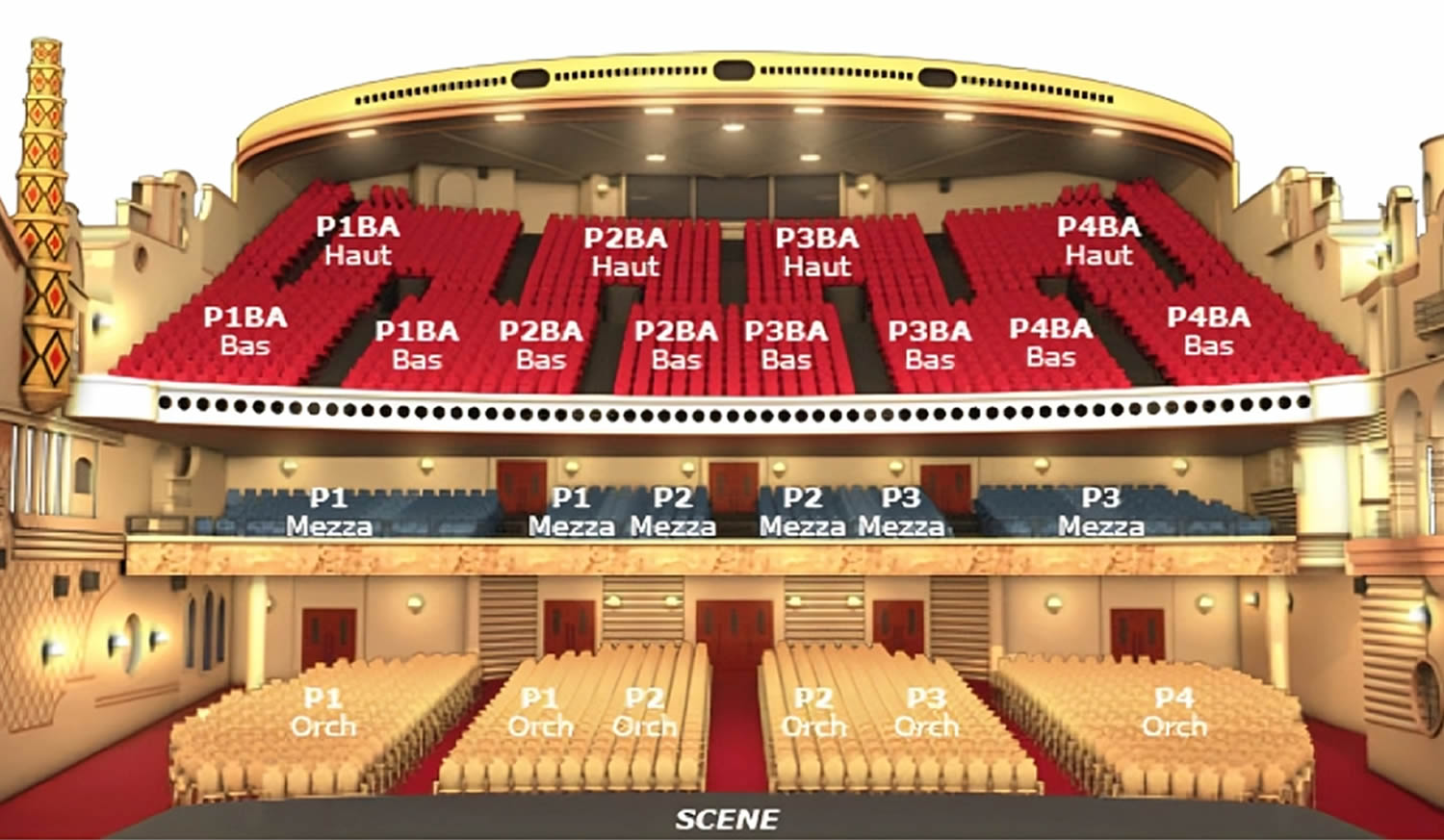 Le Grand Rex, Paris, France Seating Plan