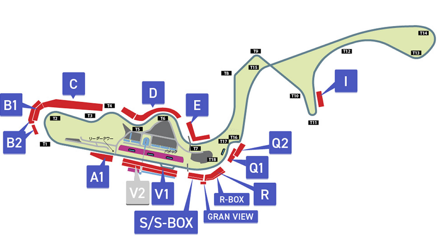 Suzuka Circuit, Suzuka , Japan , Japan Seating Plan