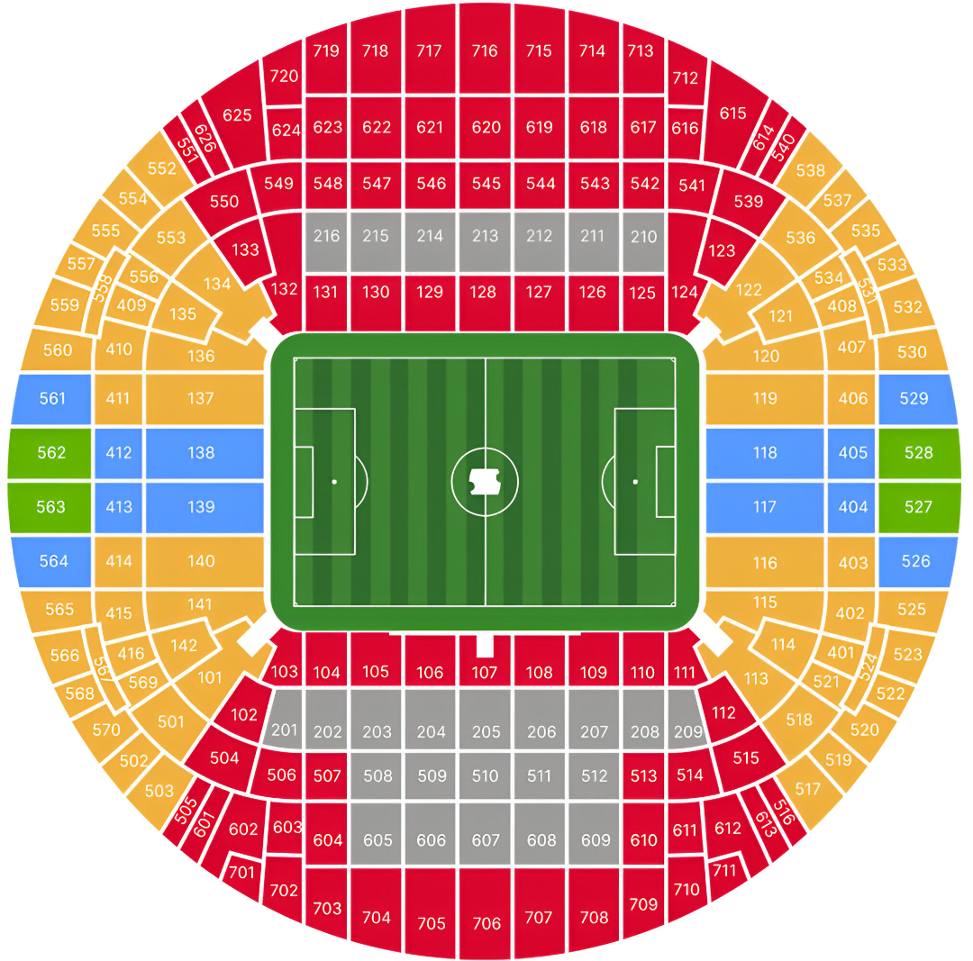Lusail Stadium, Lusail, Qatar, Qatar Seating Plan