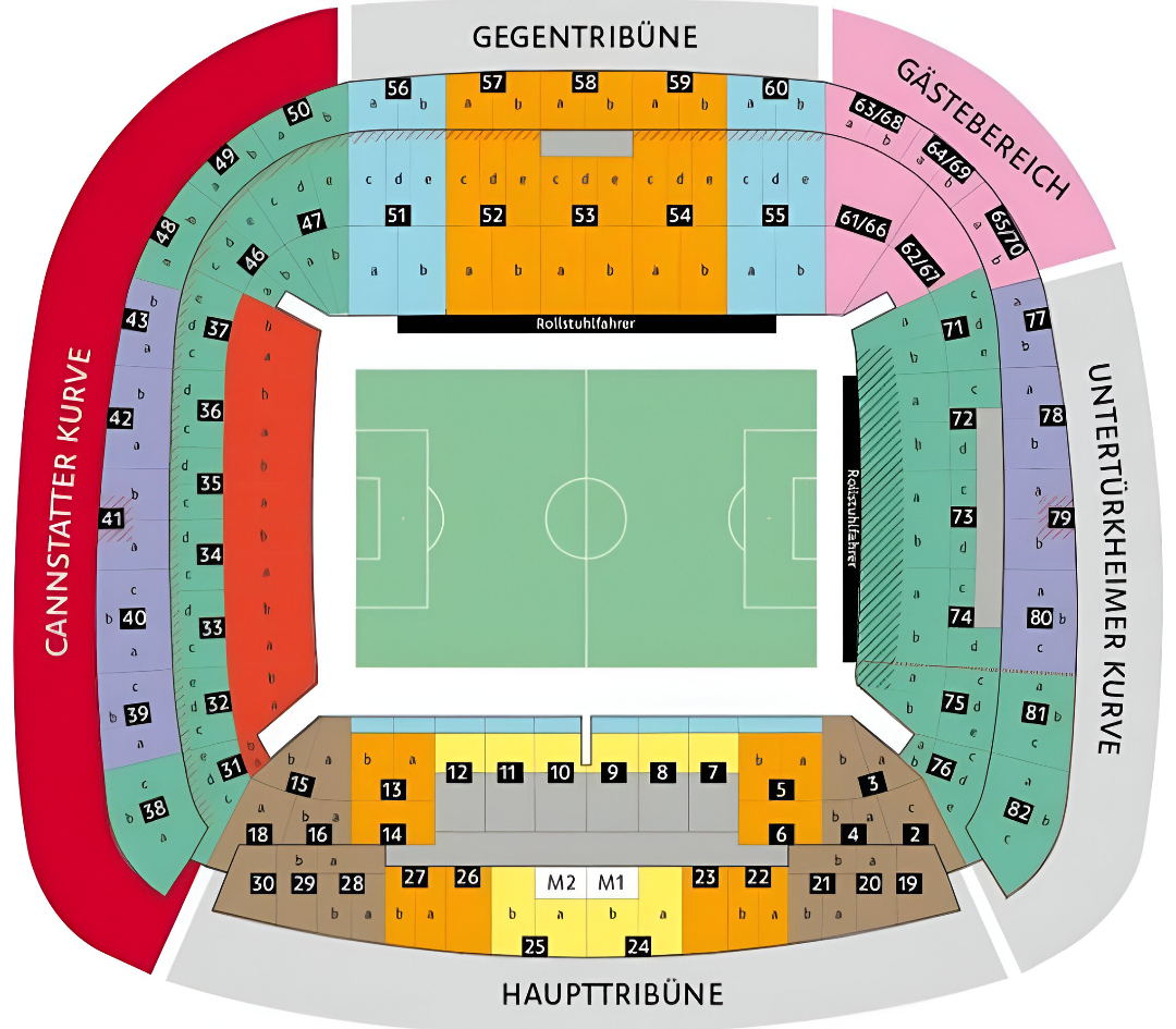 MHPArena, Stuttgart, Germany, Germany Seating Plan