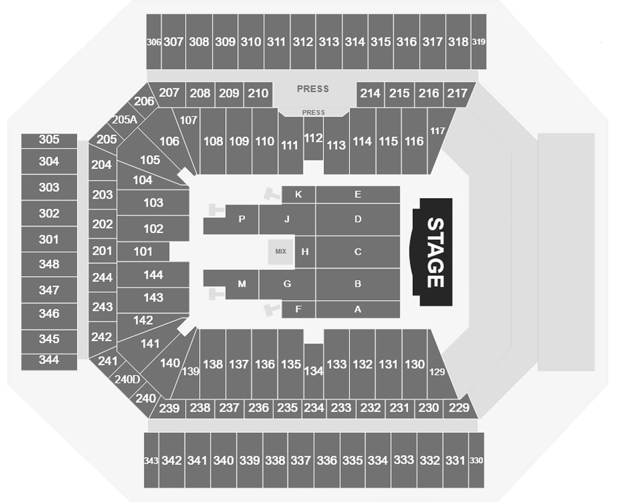 Alamodome, San Antonio, Texas, United States Seating Plan