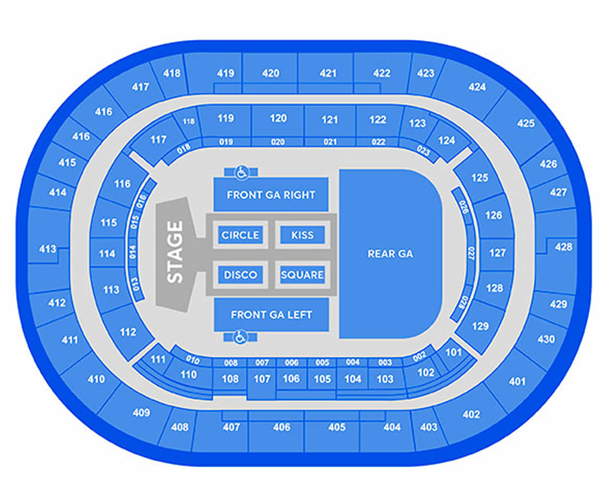 Johan Cruijff Arena, Amsterdam, Netherlands Seating Plan