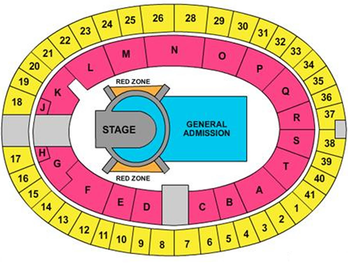 Ataturk Olympic Stadium, Istanbul, Turkey Seating Plan