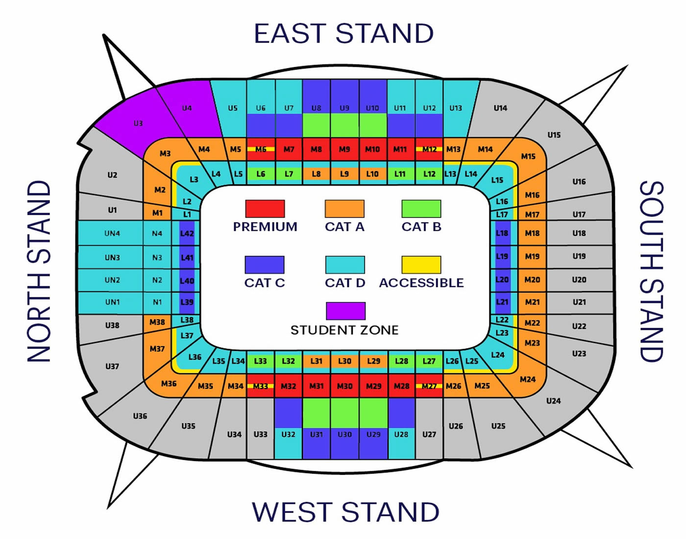 Principality Stadium, Cardiff, Wales, United Kingdom Seating Plan