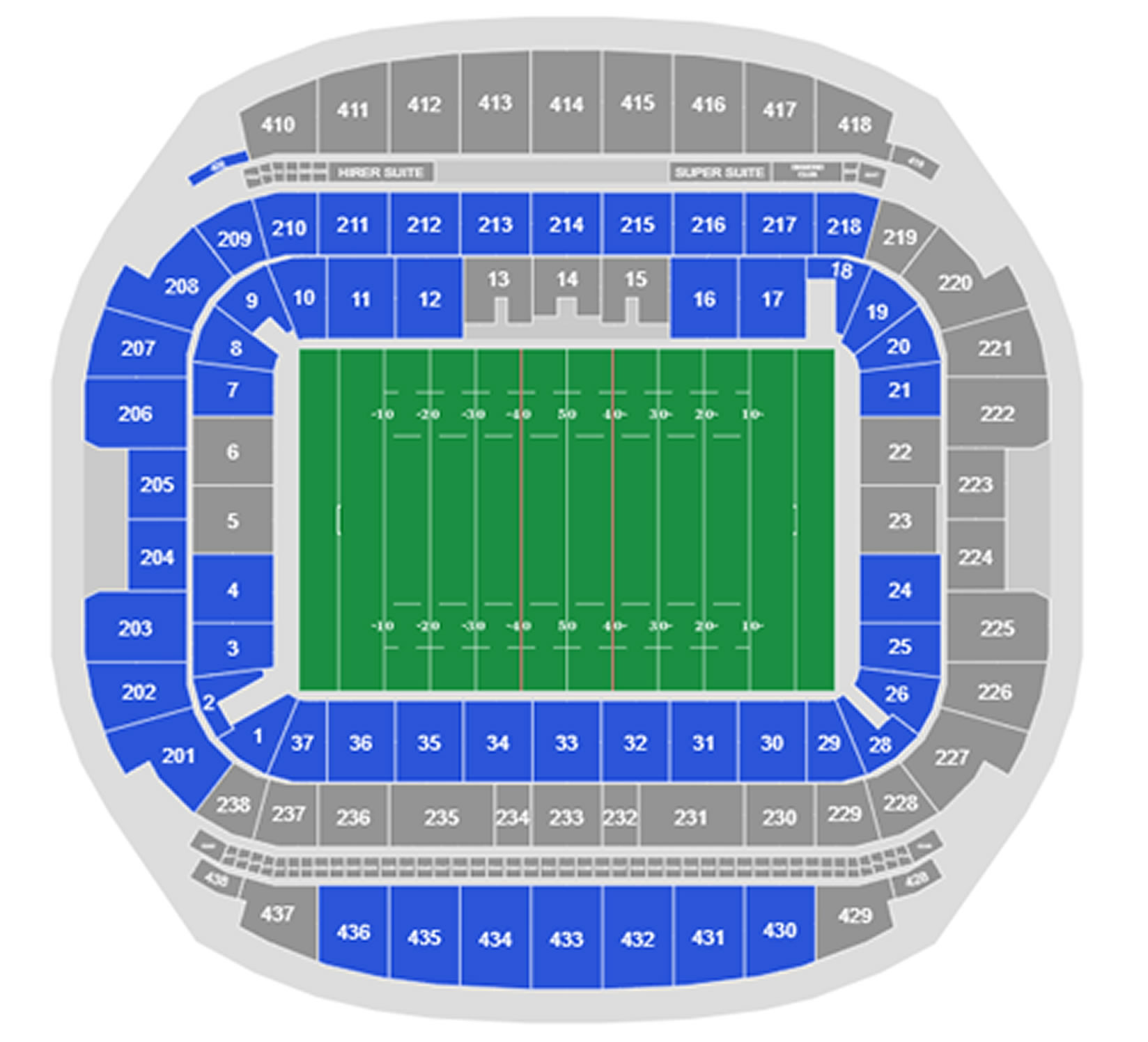 Allianz Stadium, Sydney, New South Wales, Australia Seating Plan