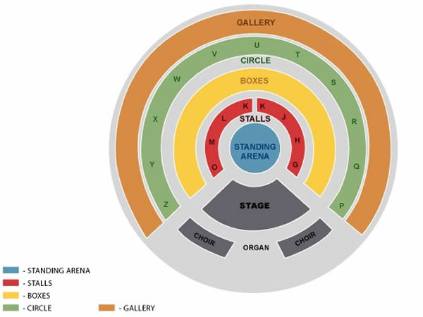 Royal Albert Hall, London, England, United Kingdom Seating Plan