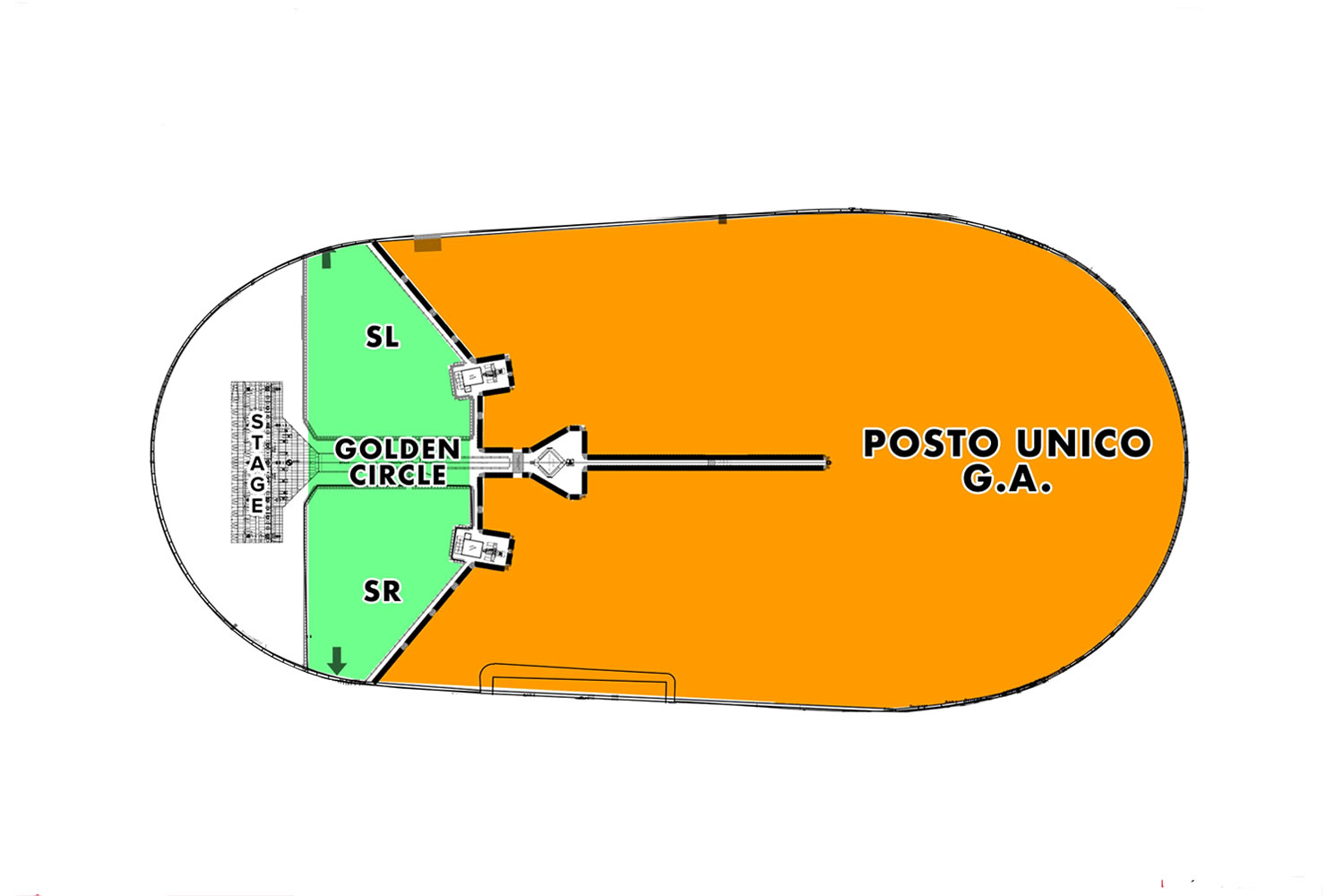 Ippodromo Snai La Maura, Milan, Lombardia, Italy, Milan, Italy Seating Plan